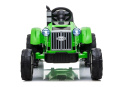 Traktor na akumulator z przyczepą Lean Toys CH9959 zielony