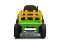 Traktor na akumulator z przyczepą Lean Toys XMX611 zielony