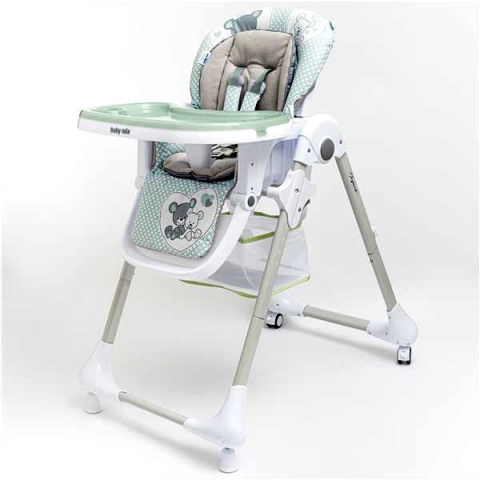 Krzesełko do karmienia Baby Mix Infant Green 39653