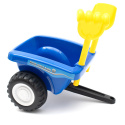 Jeździk traktor + przyczepa i narzędzia Baby Mix New Holland niebieski