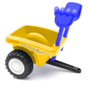 Jeździk traktor + przyczepa i narzędzia Baby Mix New Holland żółty