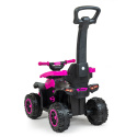 Jeździk z rączką quad Baby Mix Mega czerwony 54950