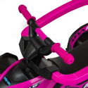 Jeździk z rączką quad Baby Mix Mega czerwony 54950