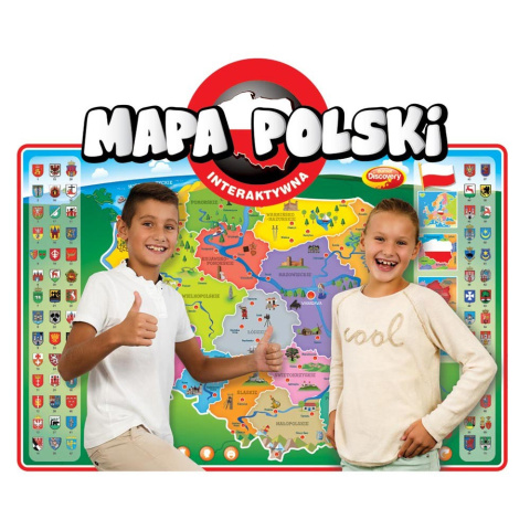 Zabawka Dumel Discovery Interaktywna Mapa Polski DD61171 6l+