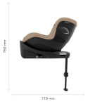 Fotelik samochodowy 61-105 cm Cybex Sirona G i-Size Magic Black