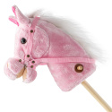 Hobby Horse z dźwiękiem i kółkami Rosie Baby Mix różowy 3l+