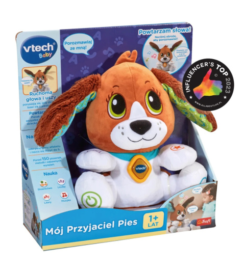 Zabawka interaktywna VTech Mój przyjaciel pies 61848 12m+