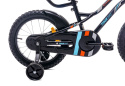 Rowerek dziecięcy Sun Baby Tiger Bike 16" czarny/pomarańczowy 4l+