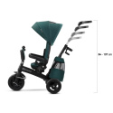 Rowerek trójkołowy 5w1 Kinderkraft EasyTwist Black 9m+