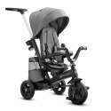 Rowerek trójkołowy 5w1 Kinderkraft EasyTwist Platinum Grey 9m+