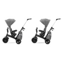 Rowerek trójkołowy 5w1 Kinderkraft EasyTwist Platinum Grey 9m+