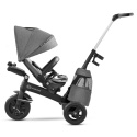 Rowerek trójkołowy 5w1 Kinderkraft EasyTwist Platinum Grey 9m+