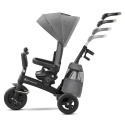 Rowerek trójkołowy 5w1 Kinderkraft EasyTwist Platinum Grey 9m+