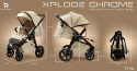 Wózek spacerowy Future Design Xplode Chrome Sand Beige