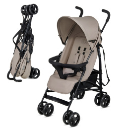 Wózek spacerowy Kinderkraft Tik Stone Beige parasolka