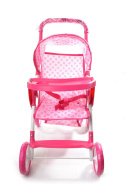 Wózek dla lalek Baby Mix 9366T-M1701W spacerówka